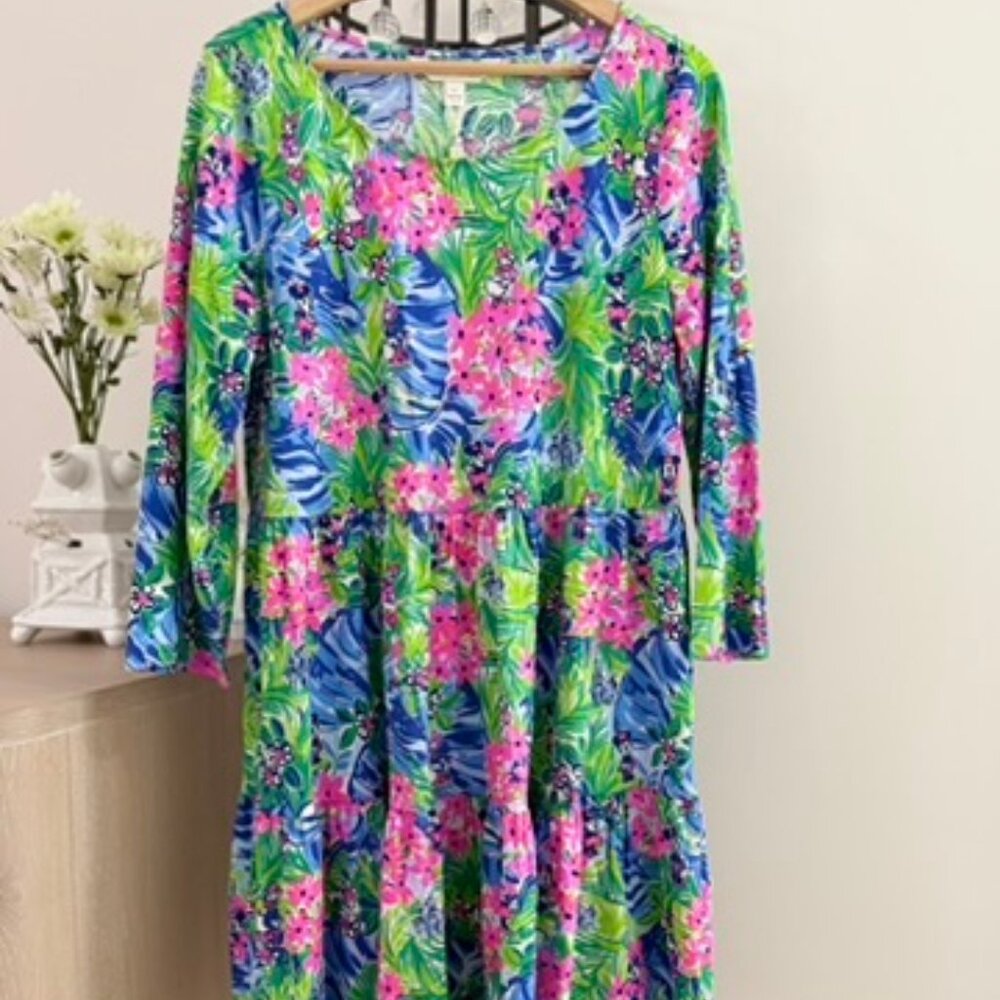 Lilly Pulitzer Geanna 3/4 Sleeve Dress - Picture 10 of 12